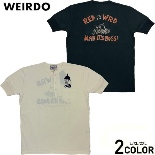 WEIRDO 半袖シャツ XL WEIRDO ウィアード 半袖 オープンカラー シャツ NIGHT SHINE