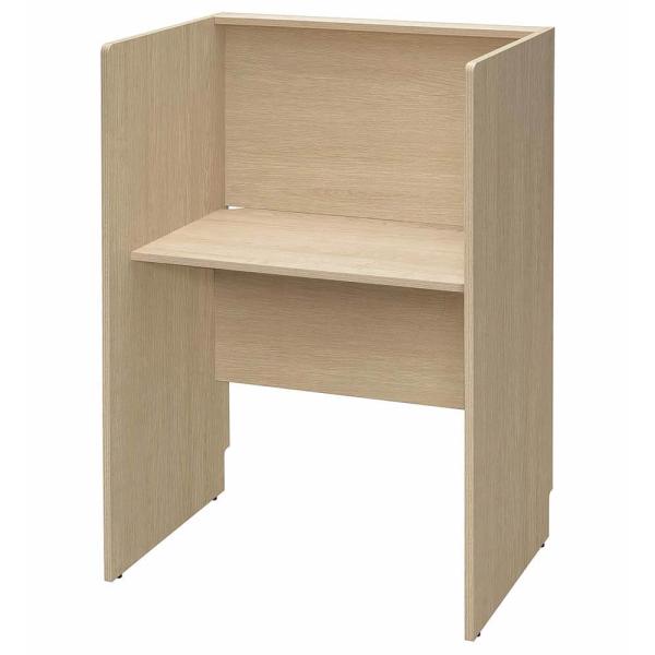 【商品説明】増連できる個別型集中ブース。単体のブース型デスクとしての使用はもちろん、別売りの増連タイプを組み合わせることで増連が可能で自習室や個別学習塾、コールセンターなどにもおすすめです。天板と幕板の2箇所に配線穴付き。上部の貫板部分（有...