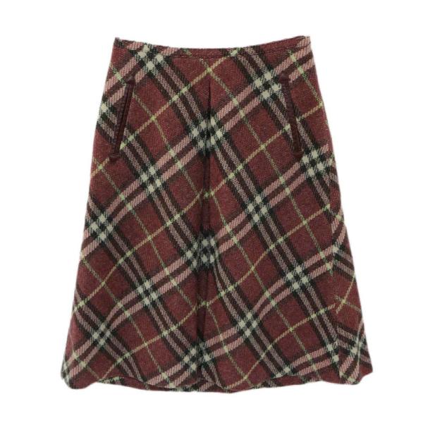 BURBERRY BLUE LABELブルーレーベルタイトフレアスカートイエロー 美品】バーバリーブルーレーベル Burberry Blue Label デニム