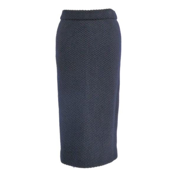 CHANEL シャネル SKIRT TWEEDED JERSEY・タイト バックスリット