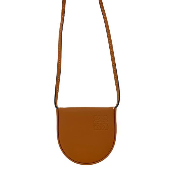 ロエベ　loewe ヒールポーチ　スモール　ブラウン　ショルダー　コインケース ロエベ loewe ヒールポーチ スモール ブラウン ショルダー