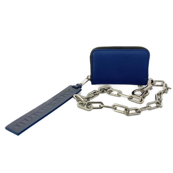 バーバリー SUPPLE GRAINY LEATHER TOBY ウォレットチェーン