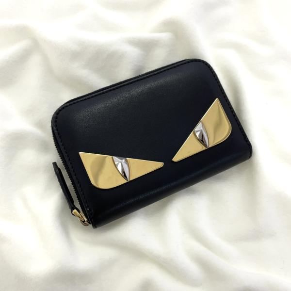 正規品　FENDI フェンディ モンスター バグズアイ 小銭入れ　レザーブラック FENDI（フェンディ） バッグ バグズアイ・モンスター コインケース
