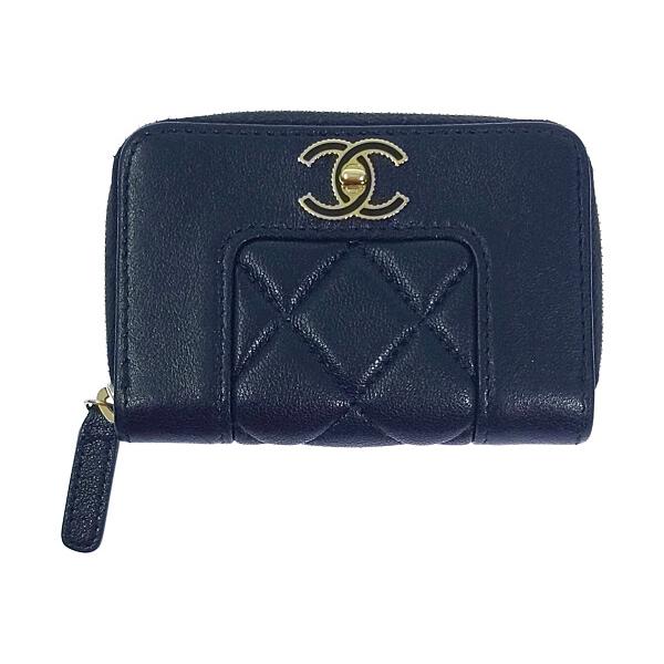 CHANEL シャネル ココマーク・キルティング・ステッチ・コイン