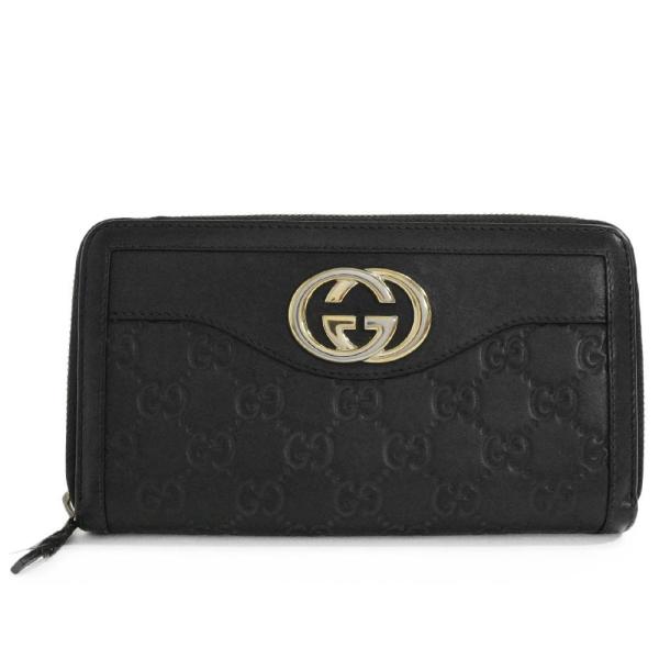 GUCCI（グッチ） グッチシマ・ラウンドファスナー長財布/322325