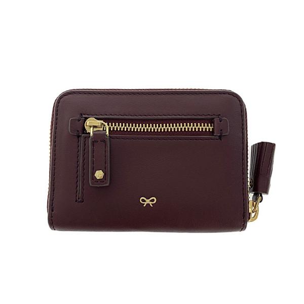 美品 ANYA HINDMARCH アニヤハインドマーチ 二つ折り財布 wink アニヤハインドマーチ Wink Small Zip Round Wallet Rainbow・2つ折り