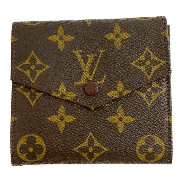 ルイヴィトン モノグラム・ポルトモネビエカルトクレディ・2つ折り財布