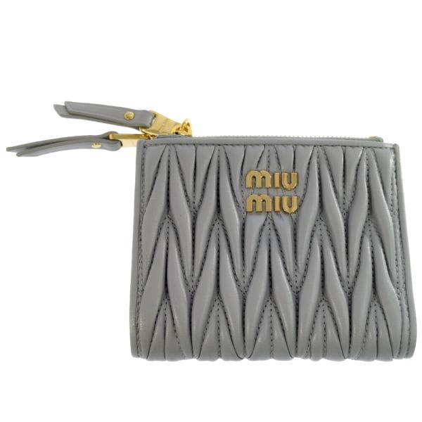 miu miu（ミュウミュウ） マテラッセ・2つ折り財布/2025年新作