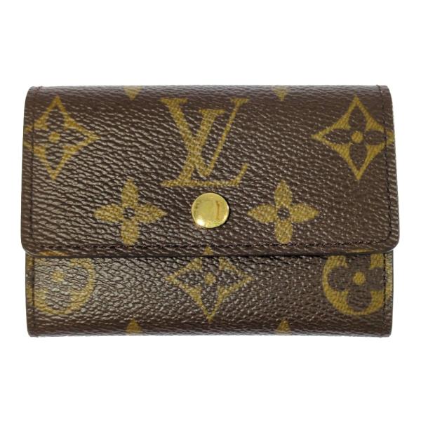 LOUIS VUITTON ルイヴィトン モノグラム ポルトモネプラ 名刺入れ パス