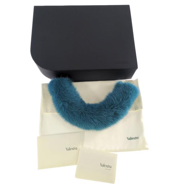Valextra ヴァレクストラ ハンドルカバー・ファー バッグチャーム  