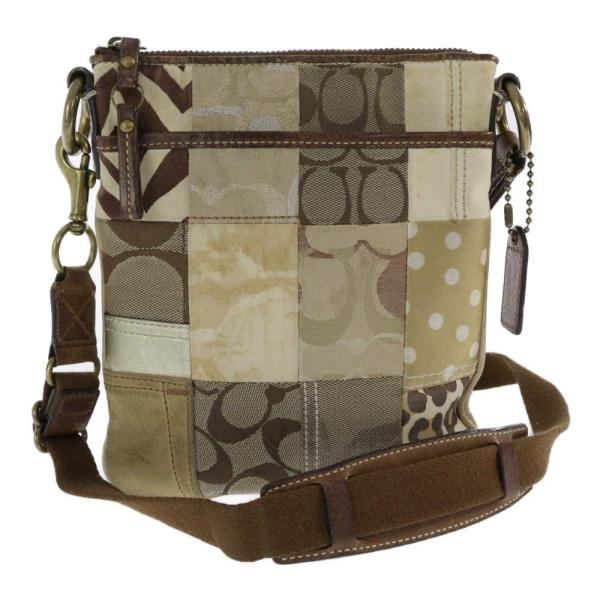 美品 COACH ショルダーバッグ パッチワーク シグネチャー 2way rfstore_bsa9576l