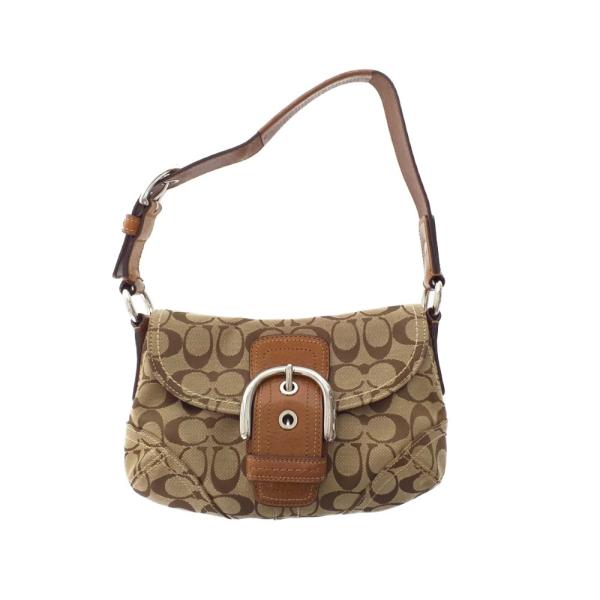 COACH（コーチ） シグネチャー・スモールフラップ・ショルダーバッグ
