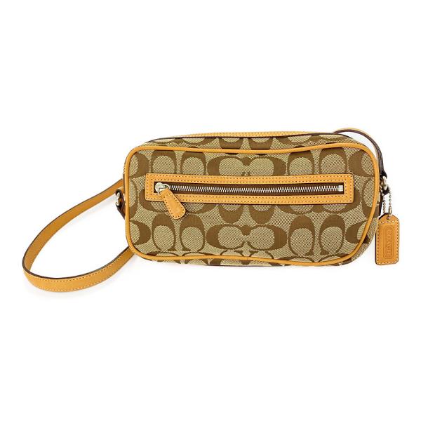 新品コーチcoachウエストポーチバッグケースかばんシグネチャーベージュ 新品コーチcoachウエストポーチバッグケースかばんシグネチャーベージュ