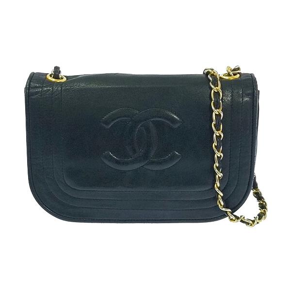 CHANEL ビンテージショルダーバッグ Vintage Chanel Camera 1992 Single Flap Bijoux Chain CC 24K Tassel