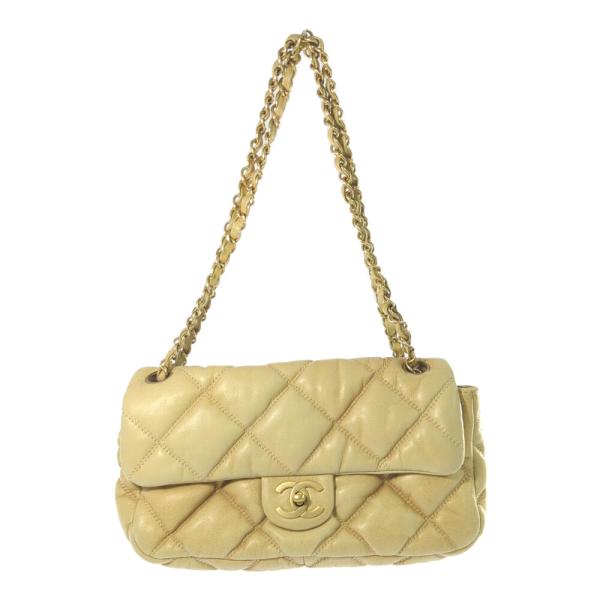 CHANEL シャネル【美品】バブルキルト チェーンショルダー マトラッセ rfstore_bsb4523l