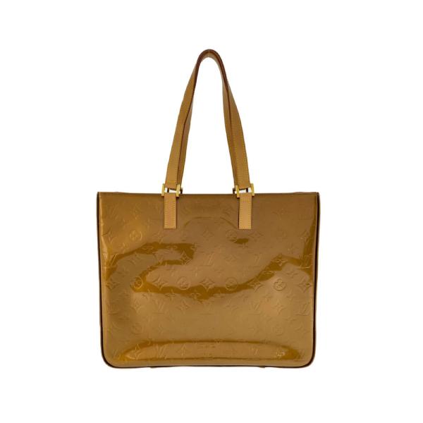 ルイ・ヴィトン　Louis Vuitton ヴェルニ　ハンドバッグ ブロンズ ルイヴィトン モノグラム・ヴェルニ・コロンバス・ブロンズ
