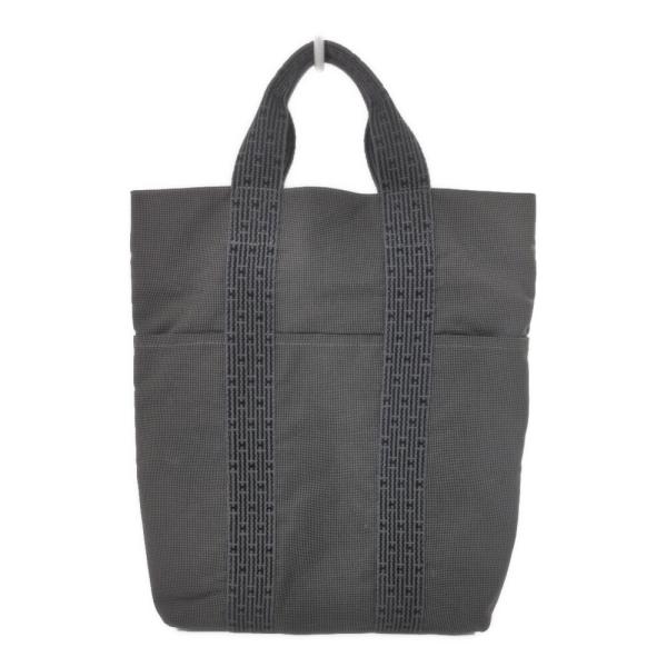 HERMES エルメス エールライン カバス キャンパス トートバッグ HERMES エルメス エールライン・カバス・トートバッグ/グレー