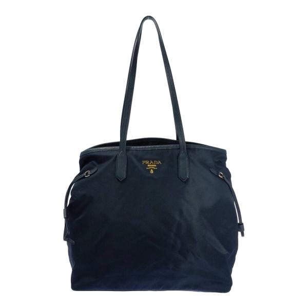 PRADA プラダ ナイロン×レザー トートバッグ/BR4662/ネイビー/B9 PRADA プラダ ナイロン×レザー トートバッグ/BR4662/ネイビー/B9