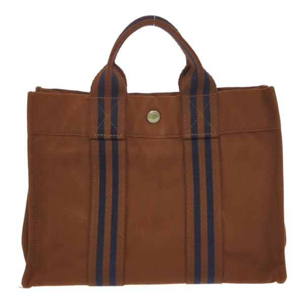 HERMES エルメス フールトゥPM・コットン トートバッグ