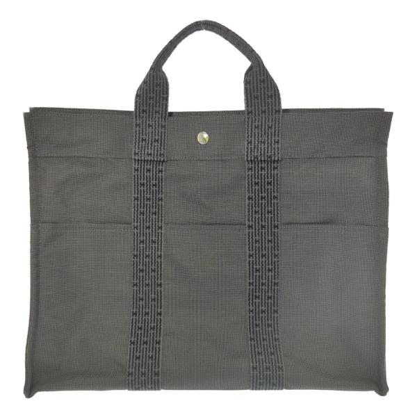 HERMES エルメス エールラインPM キャンバス トートバッグ　グレー HERMES エルメス ハンドバッグ トートバッグ エールライン PM