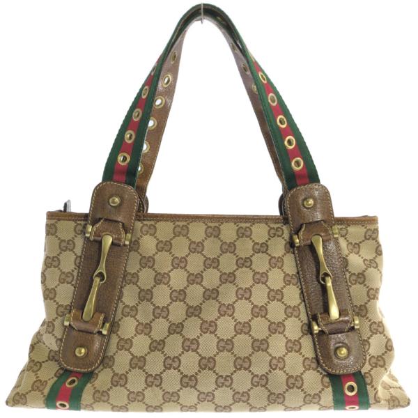 GUCCI（グッチ） GGキャンバス シェリーライン トートバッグ 144188