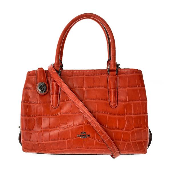 COACH（コーチ） ブルックリンキャリーオール28・エンボス・2WAYハンド