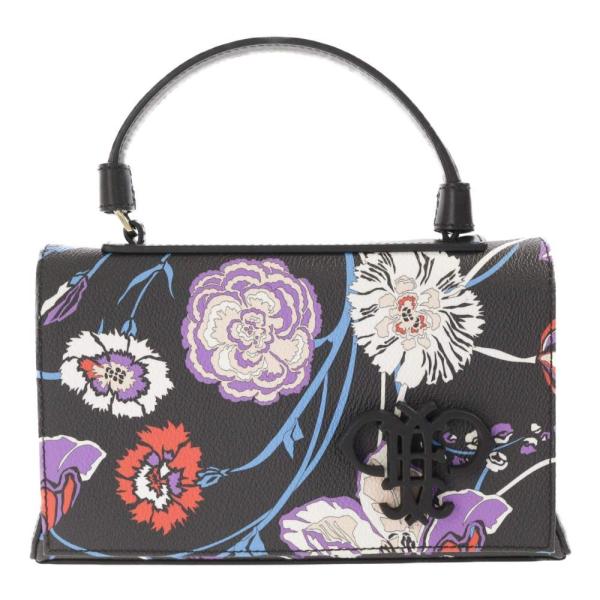 【美品】エミリオプッチ　バッグ　ハンド　ショルダー エミリオプッチ Floral Print Mini Top Handle・花柄・2WAYショルダー