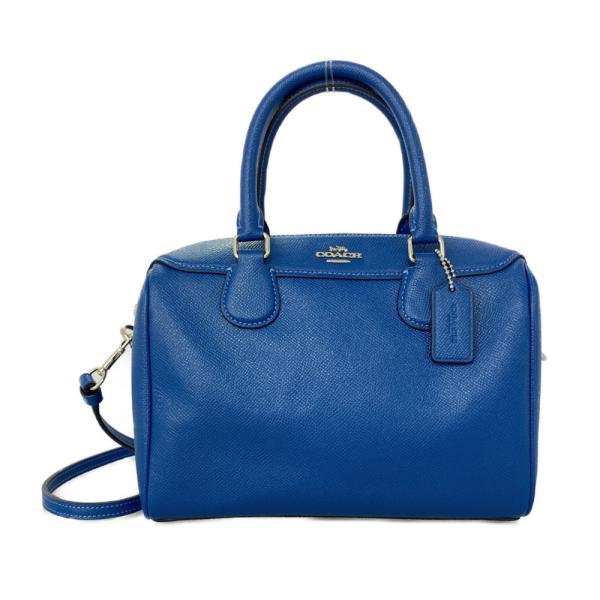 コーチ ベネットミニッサッチェル 2WAYハンドバッグ/F32202/ブルー