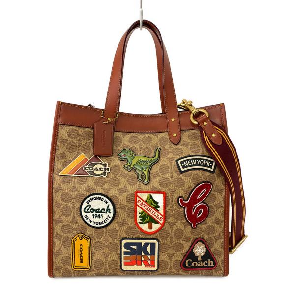 COACH（コーチ） フィールド トート シグネチャー キャンバス ウィズ