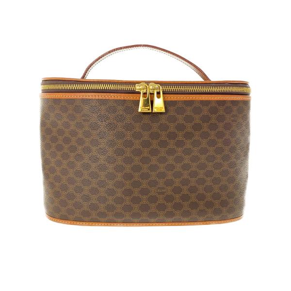 CELINE セリーヌ オールドセリーヌ マカダム柄 バニティバッグ