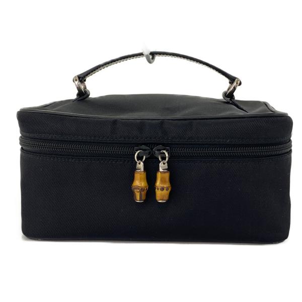 GUCCI グッチ バンブー・バニティバッグ/032.1956.0150/ブラック