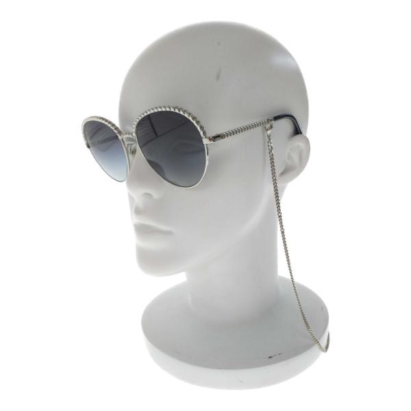 CHANEL 超美品・シャネル チェーン付・ラウンド（ロイド