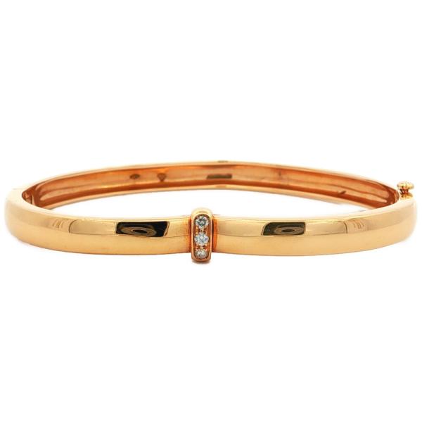 PIAGET ピアジェ ハート ダイヤモンドバングル K18YG/750-18.4g イエローゴールド /h260527/615908