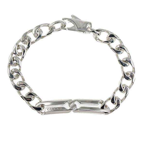 【GUCCI】ノットブレスレット/313467/17 GUCCI グッチ チェーンノットブレスレット/Sv925-19.4g/18.7ct