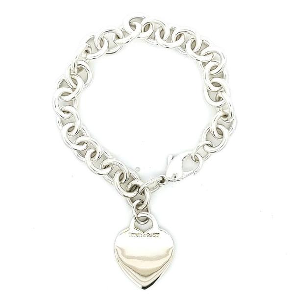 TIFFANY&Co. ティファニー ハートタグブレスレット/Sv925-35.0g