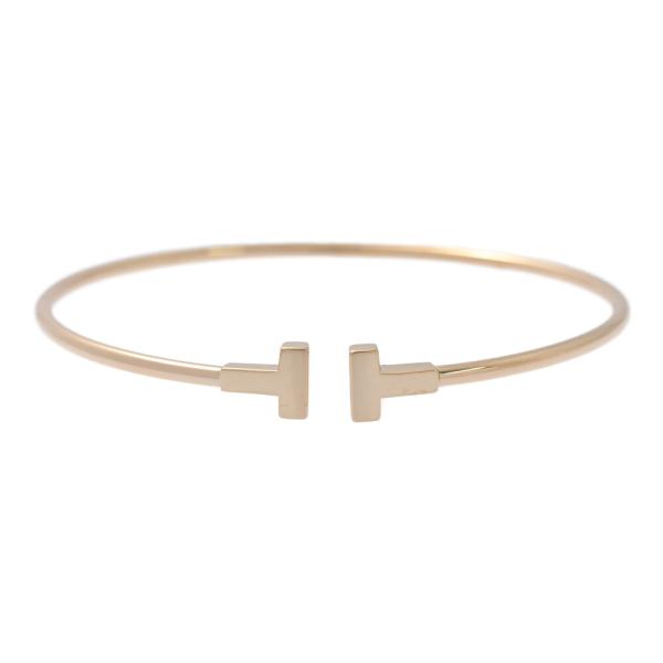 TIFFANY&Co.（ティファニー） 美品 Tワイヤー ブレスレット K18YG 750