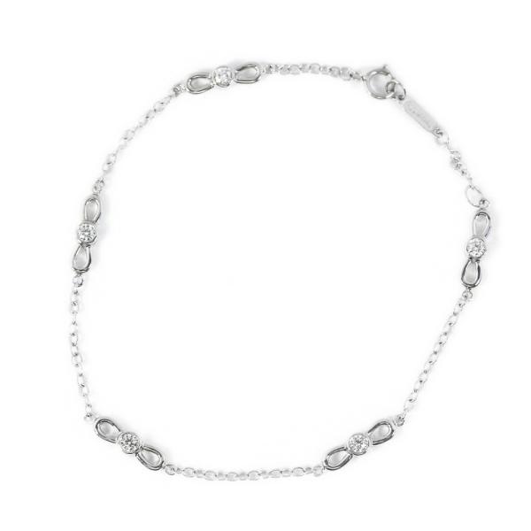 ティファニー バイザヤード Dby 5p リボンモチーフ ダイヤモンドブレスレット K18wg 2 7g 0 26ct Tiffany Co 翌日配送可 6745 Buyee Buyee Japanese Proxy Service Buy From Japan Bot Online