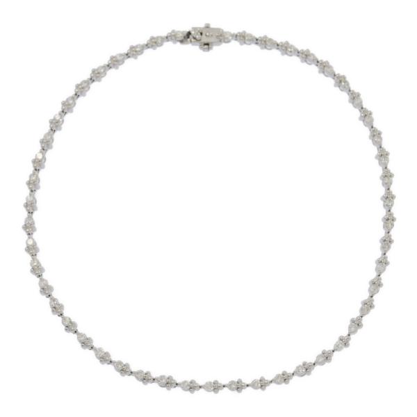 1ct/アンクレット・ダイヤモンド ブレスレット/Pt850-11.5g/プラチナ