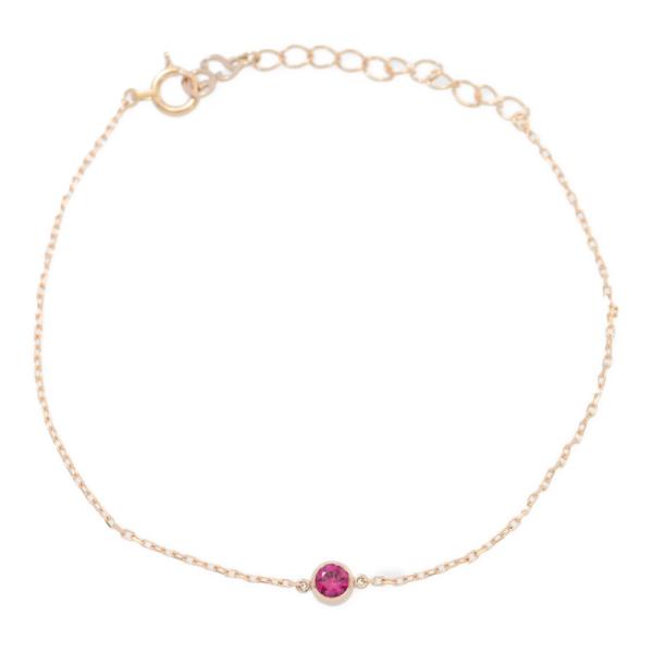Orefice オレフィーチェ ルビー ブレスレット/K18PG-1.0g/ピンク