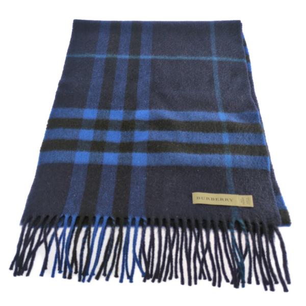 BURBERRY バーバリー カシミヤ・チェック・マフラーネックウェア