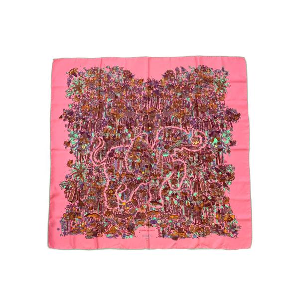 HERMES（エルメス） カレ90・LEGENDE MOGHOLE・シルクツイル スカーフ