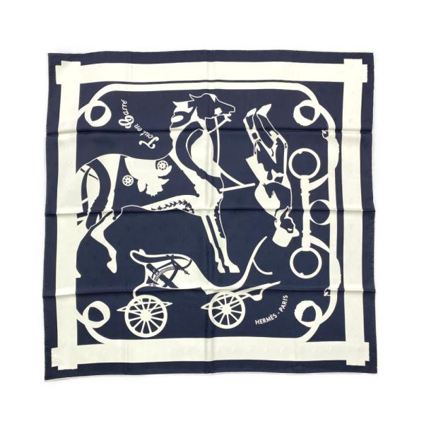 HERMES エルメス カレ90・Tout en Carre・全てはカレの中に スカーフ