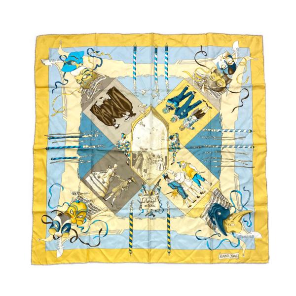 HERMES エルメス カレ90 LE CARNAVAL DE VENISE ベニスの
