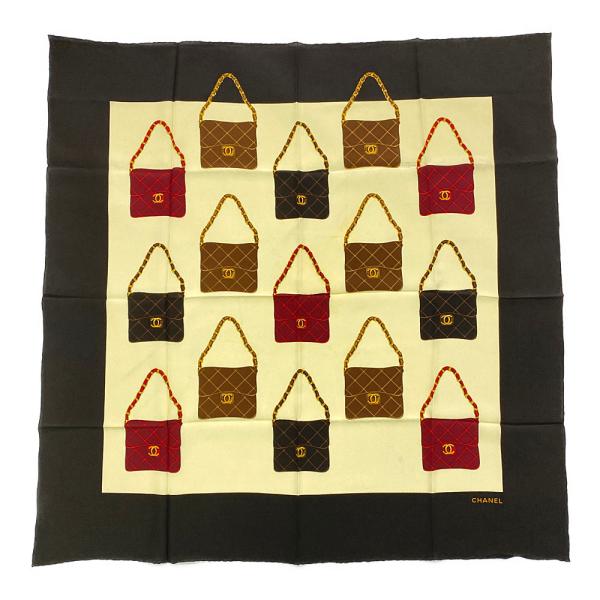 【ヴィンテージ】CHANEL　スカーフ　マトラッセ柄 rfstore_isca0644l