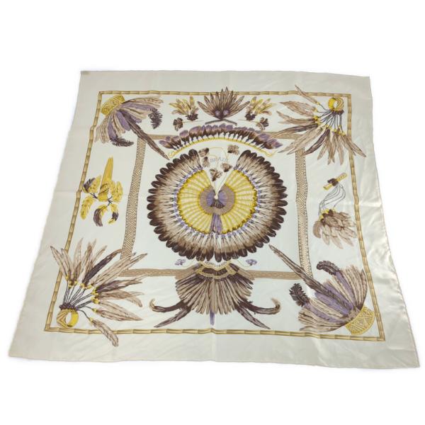 【美品】エルメスHERMESカレ90 BRAZIL ブラジル スカーフ エルメス カレ90 BRAZIL ブラジル スカーフ シルク レッド