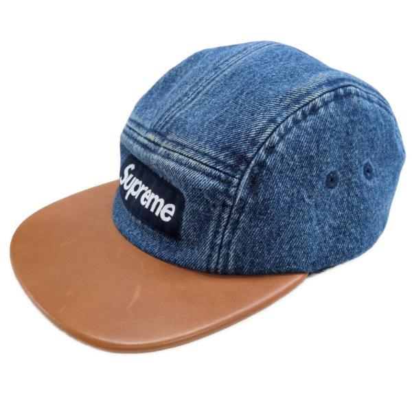 Supreme（シュプリーム） デニムレザー ベースボールキャップ（BB