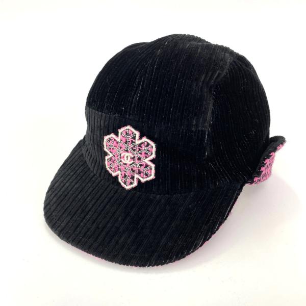 CHANEL シャネル 雪結晶 ココマーク ツイード×コーディロイ