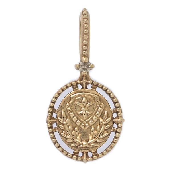 agete　アガット　ジャスミン　チャーム　K10　ペンダントトップ　10金 agete（アガット） 0.01ct/agete ダイヤモンド チャーム ペンダント