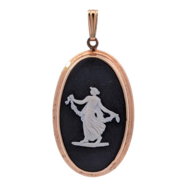 タミやん⭐アンティークペンダントトップ⭐カメオペンダントトップ⭐925 WEDGWOOD ウェッジウッド 女性像 カメオ ストーン ペンダントトップ 合
