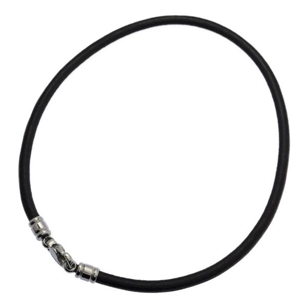 BVLGARI（ブルガリ） レザー チョーカー ネックレス ペンダント/合金